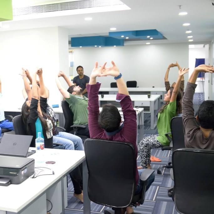 yoga sessions corporate employees